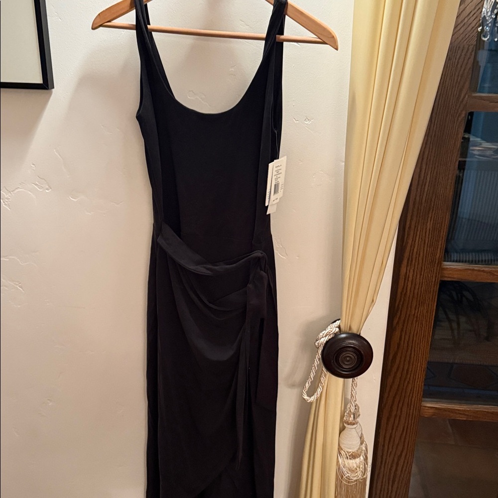 Beyond Yoga Black Midi Dress
